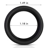 Silicone Dual Penis Ring, Premium Stretchy Longer Harder Stronger Erection Cock Ring