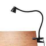 CeSunlight Clamp Desk Lamp, Clip on Reading Light, 3000-6500K Adjustable