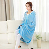 Obtai Womens Costume Robes Fleece Blanket Warm Daily Capes Jackets