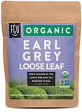 Organic Earl Grey Loose Leaf Tea | Brew 50 Cups | Blended in USA | 4oz/113g Resealable