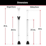 Master Lock 265D Door Security Bar, Pack of 1, White