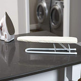 Household Essentials Basic Sleeve Mini Ironing Board | Natural Cover and White Finish