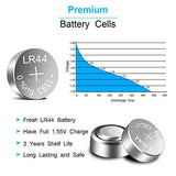 ENIYE LR44 AG13 357 303 SR44 Battery 1.5V Button Coin Cell Batteries (10 Count)