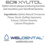 WELTAB Water Flosser Tablets Compatible With Waterpik Whitening Water Flosser, 60 Count, Cinnamon