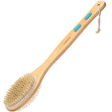 Shower Brush with Soft and Stiff Bristles, Exfoliating Skin and A Soft Scrub, Double-sided