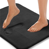 Gorilla Grip Original Thick Memory Foam Bath Rug, 24x17, Cushioned, Soft Floor Mats