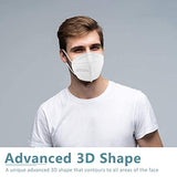 KN95 Face Mask 20Pcs, Included on FDA EUA List, 5 Layer Design Cup Dust Safety