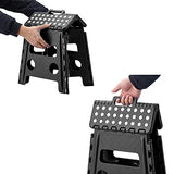 Acko Folding Step Stool - 13 inch Height Premium Heavy Duty Foldable Stool for Adults