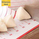 Silicone Pastry Mat Non Stick Extra Thick Baking Mat with Measurement Fondant Mat