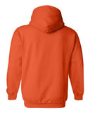 Gildan Men's Heavy Blend Fleece Hooded Sweatshirt G18500 (Small, Orange)