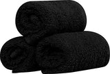 Utopia Towels Cotton Black Washcloths Set - Pack of 24-100% Ring Spun Cotton, Premium