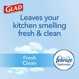 Glad Protection Series ForceFlex Tall Kitchen Drawstring Trash Bags – 13 Gallon