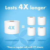Amazon Brand - Presto! 308-Sheet Mega Roll Toilet Paper, Ultra-Soft, 24 Count