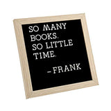 Letter Board by Crystal Lemon, Felt Letter Board, 10x10 inches, Changeable Wooden