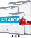 Extra Large Cutting Boards, Plastic Cutting Board for Kitchen Dishwasher Safe Non Slip