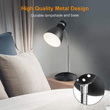 LEPOWER Metal Desk Lamp, Adjustable Goose Neck Table Lamp, Eye-Caring