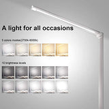 LED Desk Lamp, Eye-Caring Table Lamps, Natural Light Protects Eyes, 5 Modes
