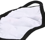 6pcs/Pack Black Face Mask Windproof Dustproof Face Masks Breathable Reusable