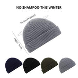 SATINIOR 4 Pieces Trawler Beanie Watch Hat Roll up Edge Skullcap Fisherman