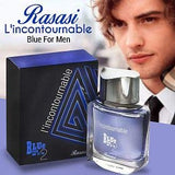 Blue for Men 2 EDP - Eau De Parfum 75 ML (2.5 oz) | Exquisite Pour Homme Spray | Rejuvenating Citrus Accord with Smooth Woody Musk Notes | Signature Dubai perfumery | by RASASI