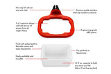 Saucemoto Dip Clip | An in-car sauce holder for ketchup and dipping sauces