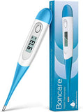 Thermometer for Adults, 10s Digital Oral Thermometer for Fever (Light Blue)