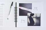 Pregnancy Journal, Black and White: A nine-month journal to document every important