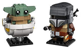 LEGO BrickHeadz Star Wars The Mandalorian & The Child 75317 Building Kit, Toy