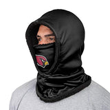 FOCO Arizona Cardinals NFL Black Hooded Gaiter, Adult (SVNFGRHDSN)