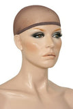 3 Pack Mesh Net Wig Cap Liner Dark Brown