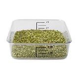 Rubbermaid Commercial Products Plastic Space Saving Square Food Storage Container