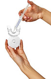 AuraGlow Teeth Whitening Kit, LED Light, 35% Carbamide Peroxide, (2) 5ml Gel Syringes