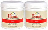 Rainbow Research Henna Red Hair Color and Conditioner (Pack of 2) With Lawsonia Inhermis, 4 oz. each.