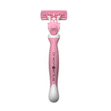 DreamGenius Razors for Women Shaving,6-Blade Womens Razors Includes 2 Handles and 19 Refills,Value Shaver for Women Pack, Non-Slip Travel Carry,Pink