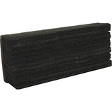 Sparco SPR1 Chalkboard Eraser, All-Felt, Dustless, Black