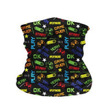 Children Neck Gaiter Bandanas for Kids Balaclava Rave Bandanas Headband Neck Gaiter