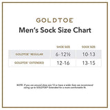 Gold Toe Men's 656S Cotton Crew Athletic Sock MultiPairs, White (6 pairs), Shoe