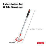 OXO Good Grips Extendable Tub and Tile Scrubber