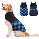 Kuoser Dog Winter Coat, Reflective Cold Weather Dog Jacket, Reversible British Style