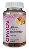 Amazon Brand - Solimo Prenatal Vitamins & DHA - Pregnancy Wellness - 90 Gummies