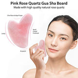 Jade Roller & Gua Sha, Face Roller, Facial Beauty Roller Skin Care Tools