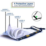 Cloth Face Mask with Reusable Washable-Adjustable Face Mask Earloop for Adult