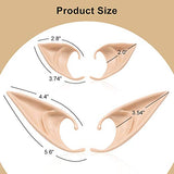 FRESHME 2 Pairs Elf Ears - Medium and Long Style Cosplay Fairy Pixie Elf Ears