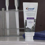 Crest Charcoal 3D White Toothpaste, Whitening Therapy Deep Clean with Fluoride