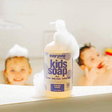 Everyone 3-in-1 Kids Soap: Shampoo, Body Wash, and Bubble Bath, Lavender Lullaby