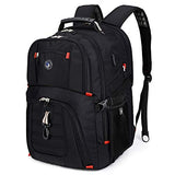 Extra Large 50L Travel Laptop Backpack with USB Charging Port Fit 17 Inch Laptops