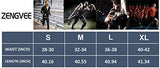 ZENGVEE Sweatpants for Men with Zipper Pockets Open Bottom Athletic Pants
