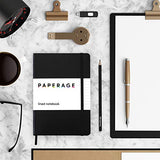 Paperage Lined Journal Notebook, Hard Cover, Medium 5.7 x 8 inches, 100 gsm