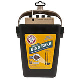 Petmate 70067 Arm & Hammer Swivel Bin & Rake Pooper Scooper, Scented Bags