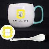 Friends TV Show Merchandise Peephole Yellow Frame Coffee Cup &Mugs Milk Cup